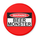 Beer monster magnets