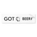 Beer Mug bumper stickers