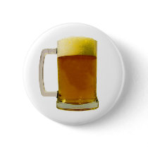 Beer Mug Pinback Button