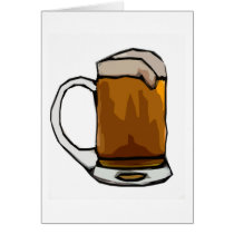 Beer Mug Caricature Cards