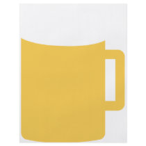 beer mug icon full color flyer