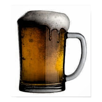 Beer Mug Poster Print