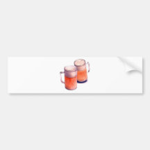Beer Mugs Bumper Stickers