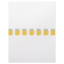 beer mugs icon letterhead