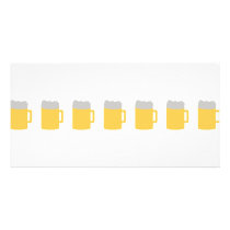 beer mugs icon photo cards