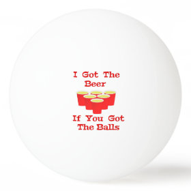 Beer n Balls Ping Pong Ball for Beer Pong Ping-Pong Ball