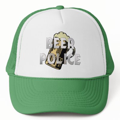 beer police hats by memphiscops
