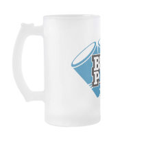 Beer Pong 3 Cups - Blue mugs