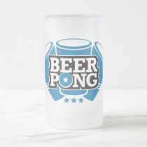 Beer Pong 3 Cups - Blue mugs by visualnewbie Beer Pong 3 Cups - Blue mugs
