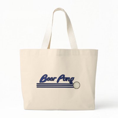 Beer Pong Tote Bags by sheyballer