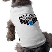 Beer Pong Basic - Blue pet clothing by visualnewbie Beer Pong Basic - Blue pet clothing