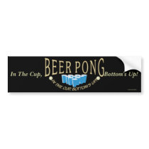 Beer Pong bumper stickers