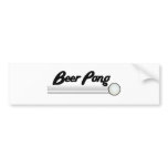 Beer Pong Bumper Stickers