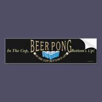 Beer Pong bumper stickers