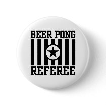 Beer Pong Pinback Button