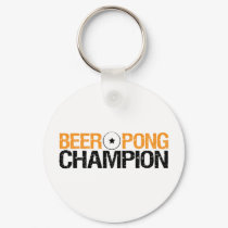 beer pong champion keychains