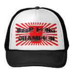 beer pong champion mesh hat