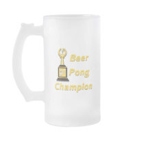 Beer Pong Champion mugs