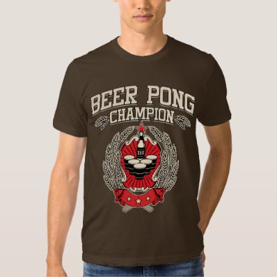 Beer Pong Champion Shirt