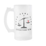 Beer Pong Distractions Work Glass Mug