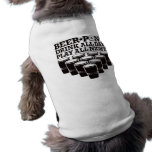 Beer Pong Drink All Day Play All Night - Black Doggie T Shirt