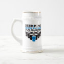 Beer Pong Drink All Day Play All Night - Blue mugs by visualnewbie Beer Pong Drink All Day Play All Night - Blue mugs