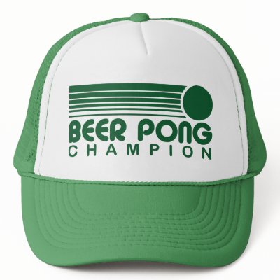 Beer Pong Mesh Hat by magarmor