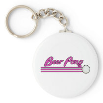 Beer Pong Keychains