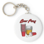 Beer Pong Key Chains