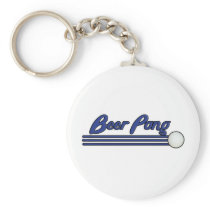 Beer Pong Keychains