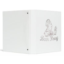 Beer Pong King 3 Ring Binder
