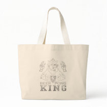 Beer Pong King Tote Bag