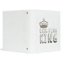 Beer Pong King binders