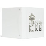 Beer Pong King binders