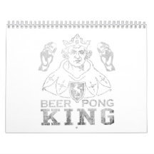 Beer Pong King Calendar
