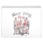 Beer Pong King Calendar