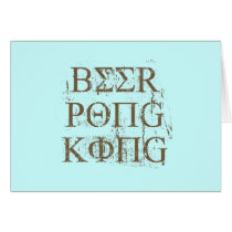 BEER PONG KING cards