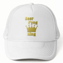 Beer Pong King hats