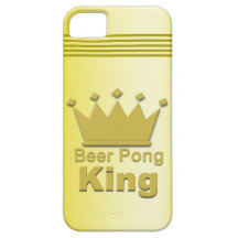 Beer Pong King iPhone 5 Cover