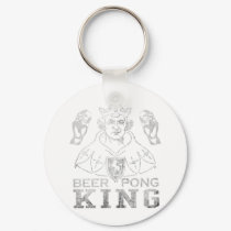 Beer Pong King keychains