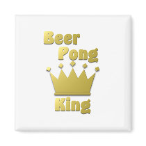 Beer Pong King magnets