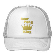 Beer Pong King Mesh Hat