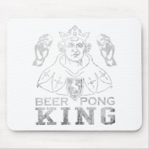 Beer Pong King Mouse Pad