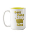 Beer Pong King mugs by CulturalPerspective6 Beer Pong King mugs
