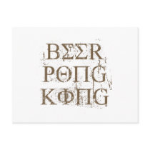 BEER PONG KING postcards