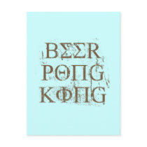 BEER PONG KING postcards