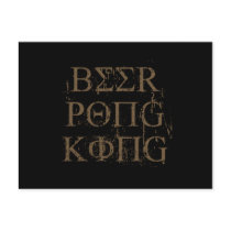 BEER PONG KING postcards