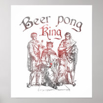Beer Pong King Print