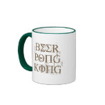 BEER PONG KING T-shirt Mugs