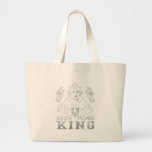 Beer Pong King Tote Bag